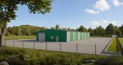 Hala BSE G1/2MW — widok główny, otoczenie naturalne