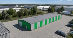 Hala BSE G1/3MW — widok z lotu ptaka