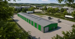 Hala BSE G1/4MW — widok z lotu ptaka Hala BSE G1/4MW — widok z lotu ptaka