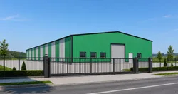 Hala BSE G2/12MW — widok od ulicy, brama wjazdowa