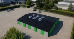 Hala BSE G2/3MW — widok z lotu ptaka