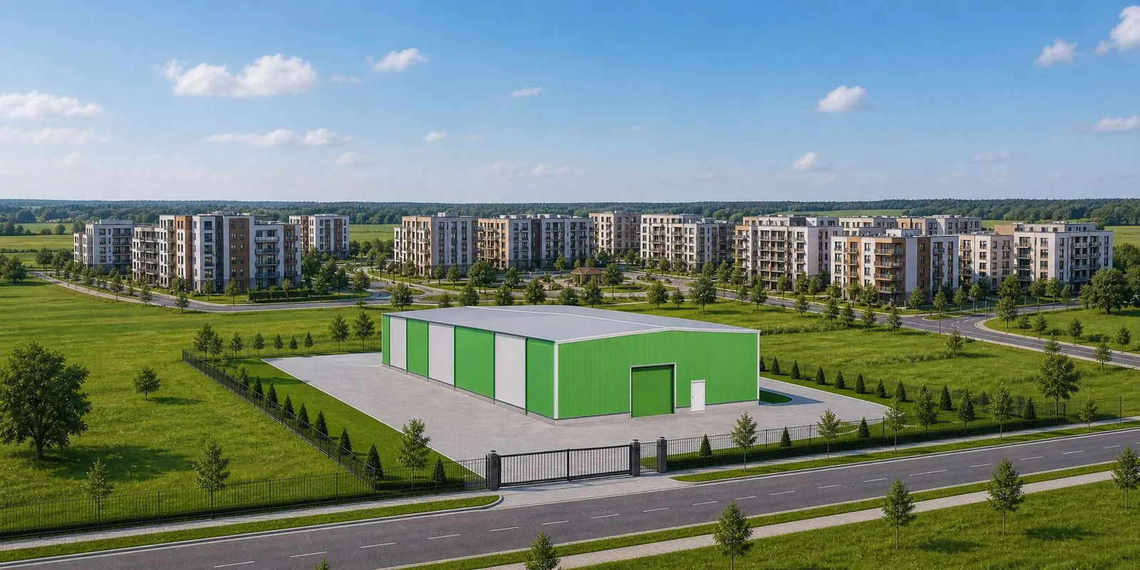 BSE na terenie Osiedla Mieszkaniowego — widok 1